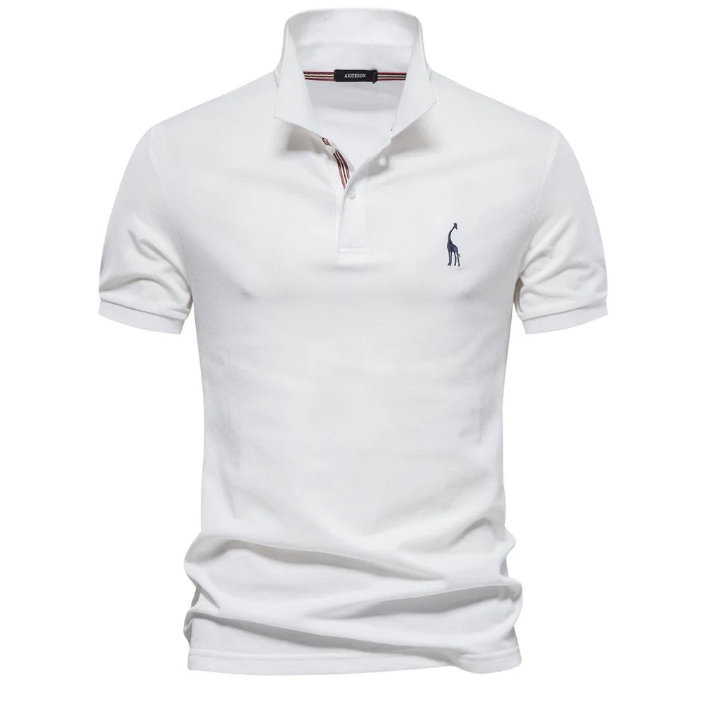 Classic Men's Polo with Embroidery Timeless Style with Refined Detailing