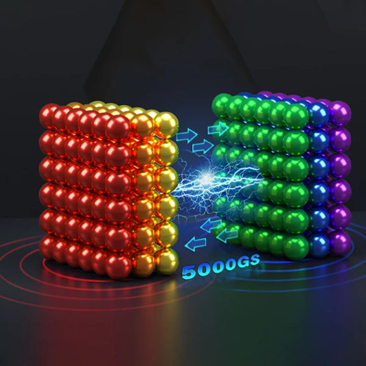 216-Piece Multicoloured Magnetic Balls