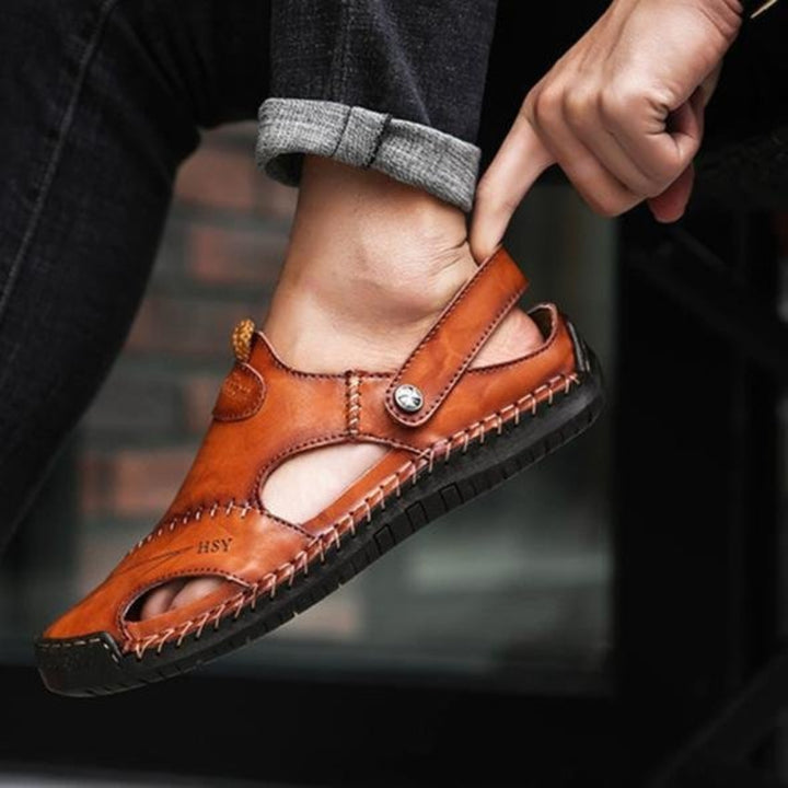 Men’s Breathable Leather Sandals