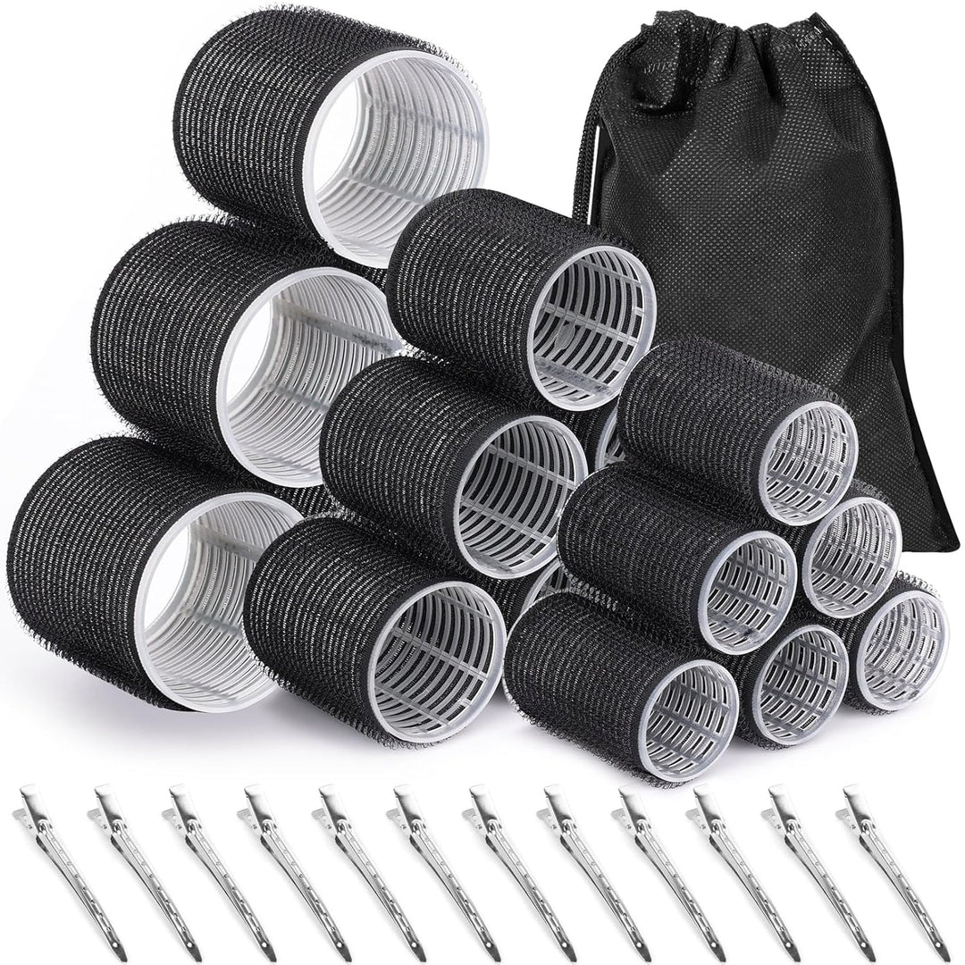 Self-Adhesive Hair Roller Set – Multicoloured Rollers