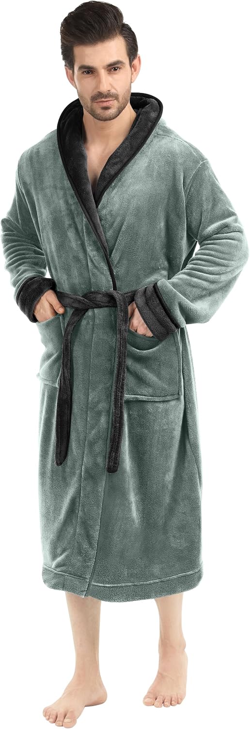 Comfortable Men's Fleece Dressing Gown - Harry