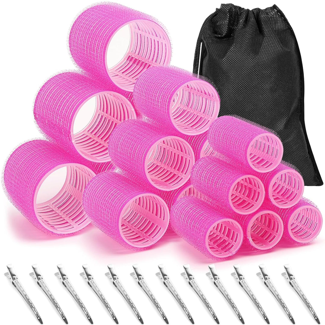 Self-Adhesive Hair Roller Set – Multicoloured Rollers