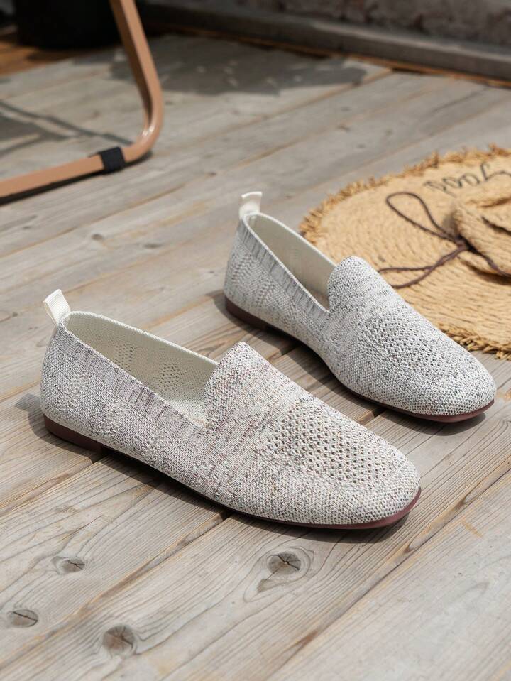 Women's orthopaedic slip-on trainers with soft footbed, breathable mesh