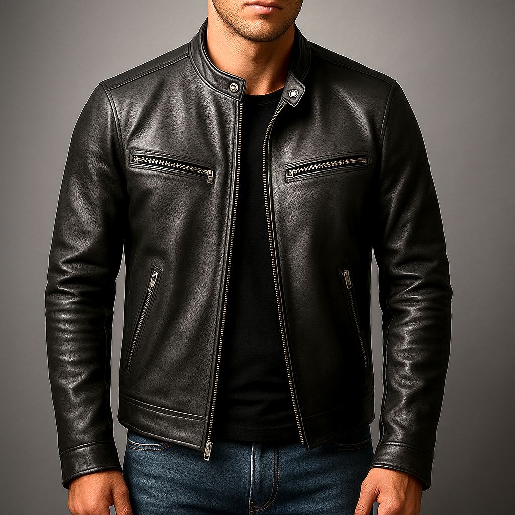 Men's Vintage Leather Jacket – Timeless Style, Top-Quality Craftsmanship