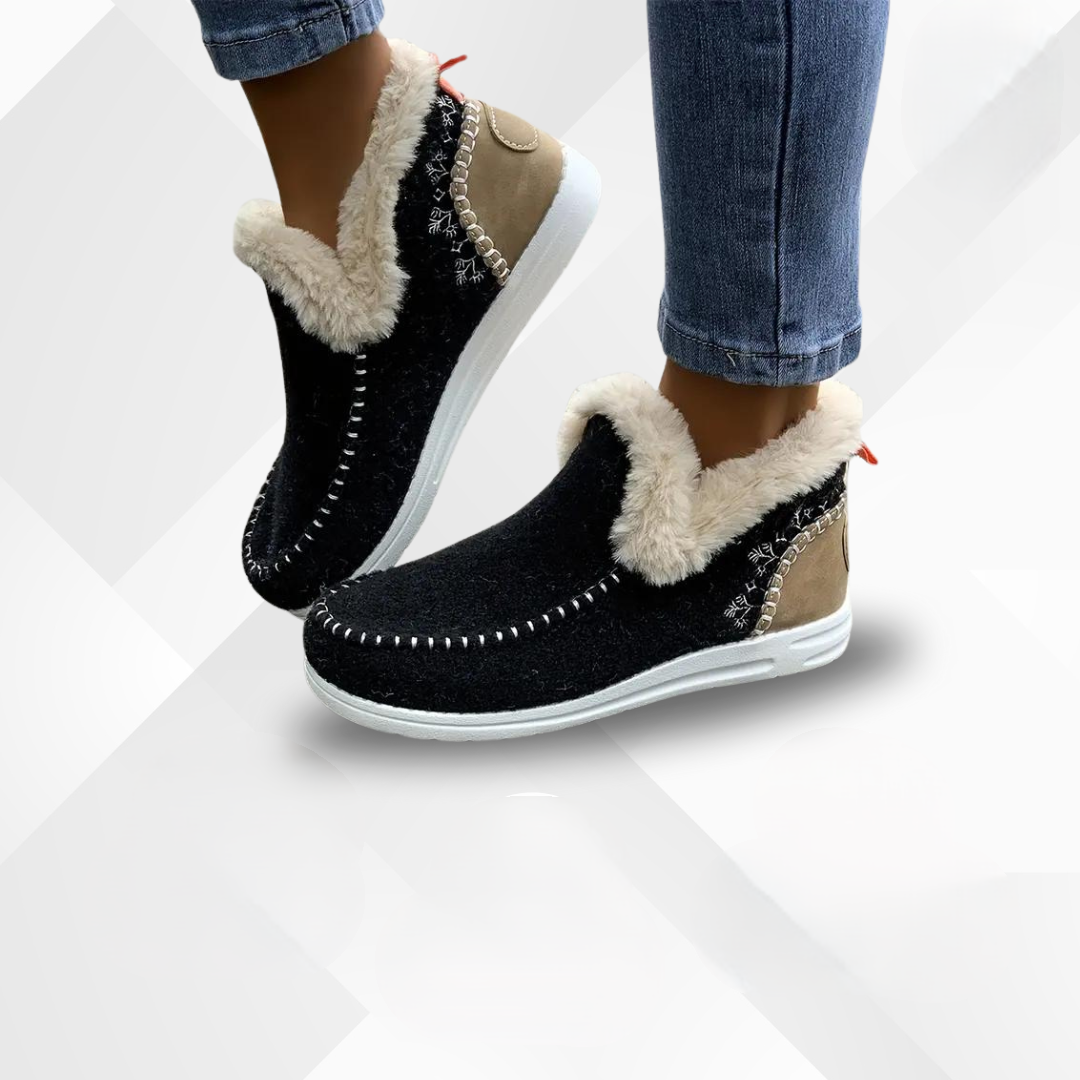 Women's Slippers with Plush Lining – Valeria