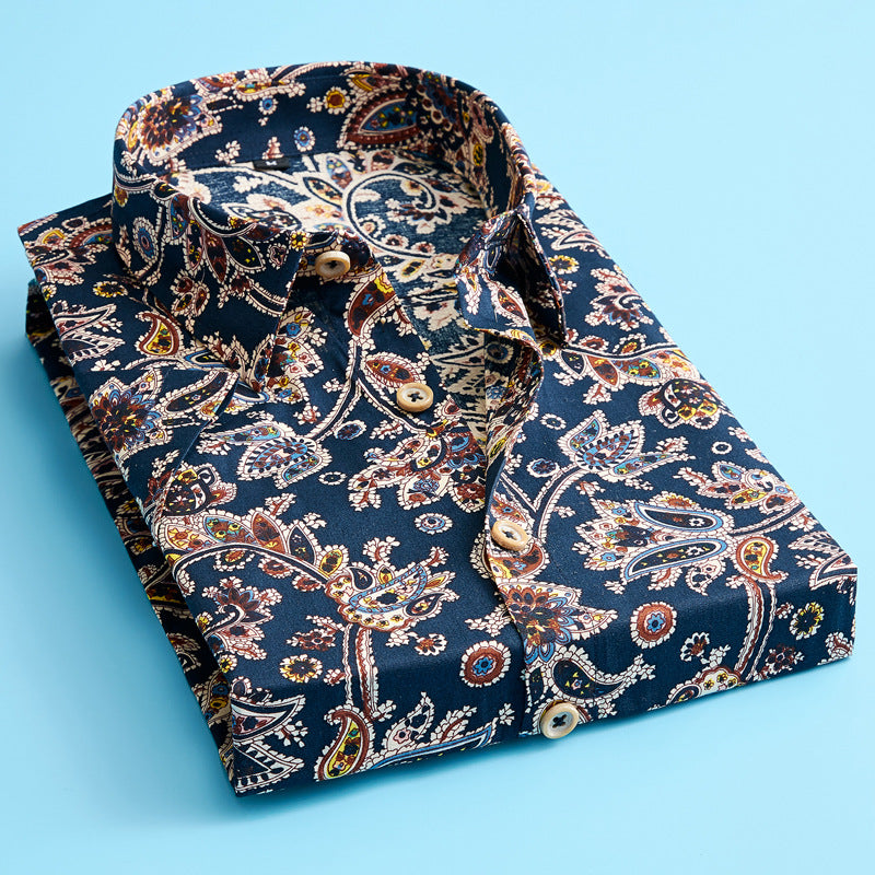 Men's Trendy Floral Shirt