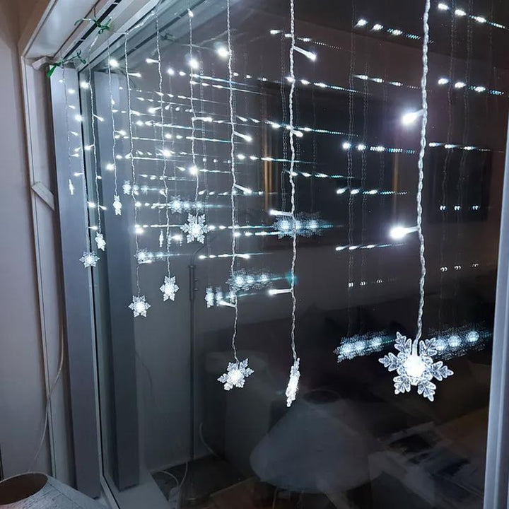 LED Snowflake Fairy Lights | Indoor & Outdoor