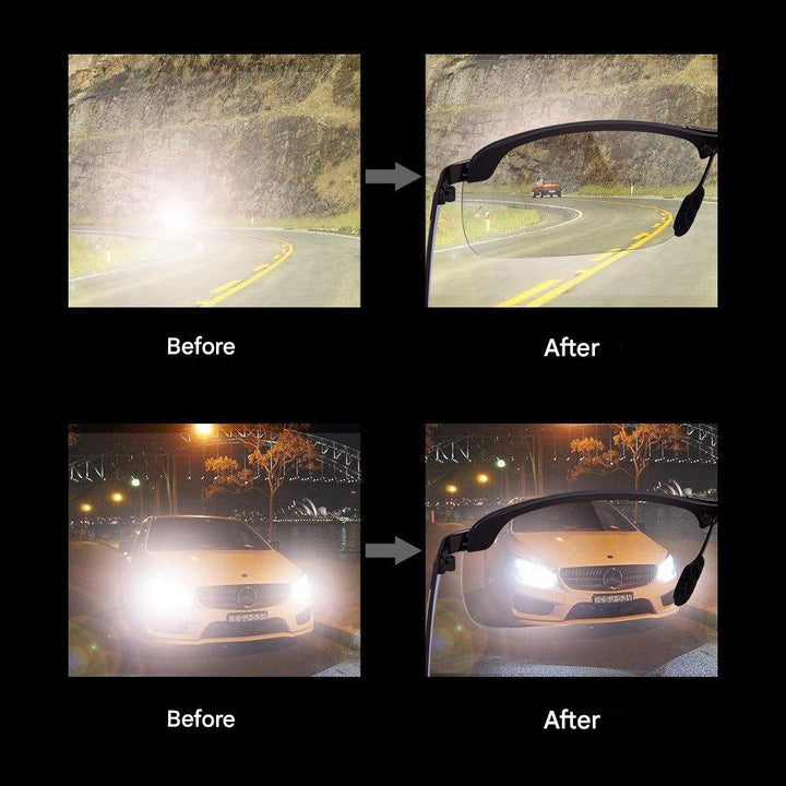 Elegant Photochromic Polaroid Glasses for Day and Night – Nils