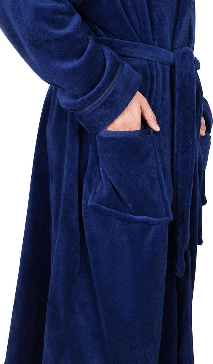 Comfortable Men's Fleece Dressing Gown - Harry