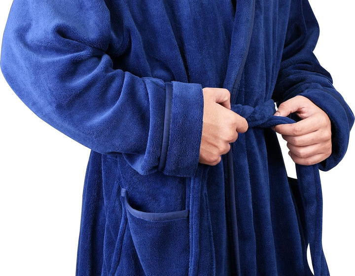Comfortable Men's Fleece Dressing Gown - Harry