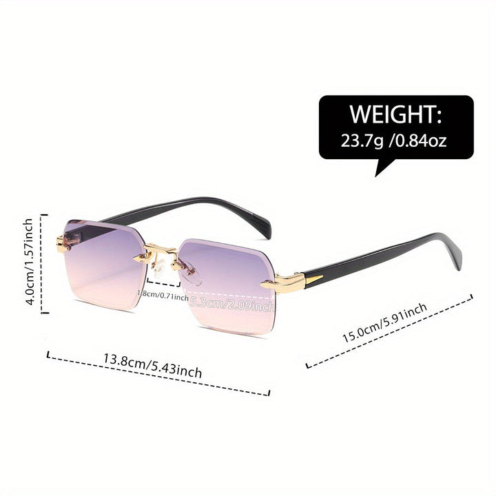 Square Rimless Glasses for Men – Elegance and Comfort in One