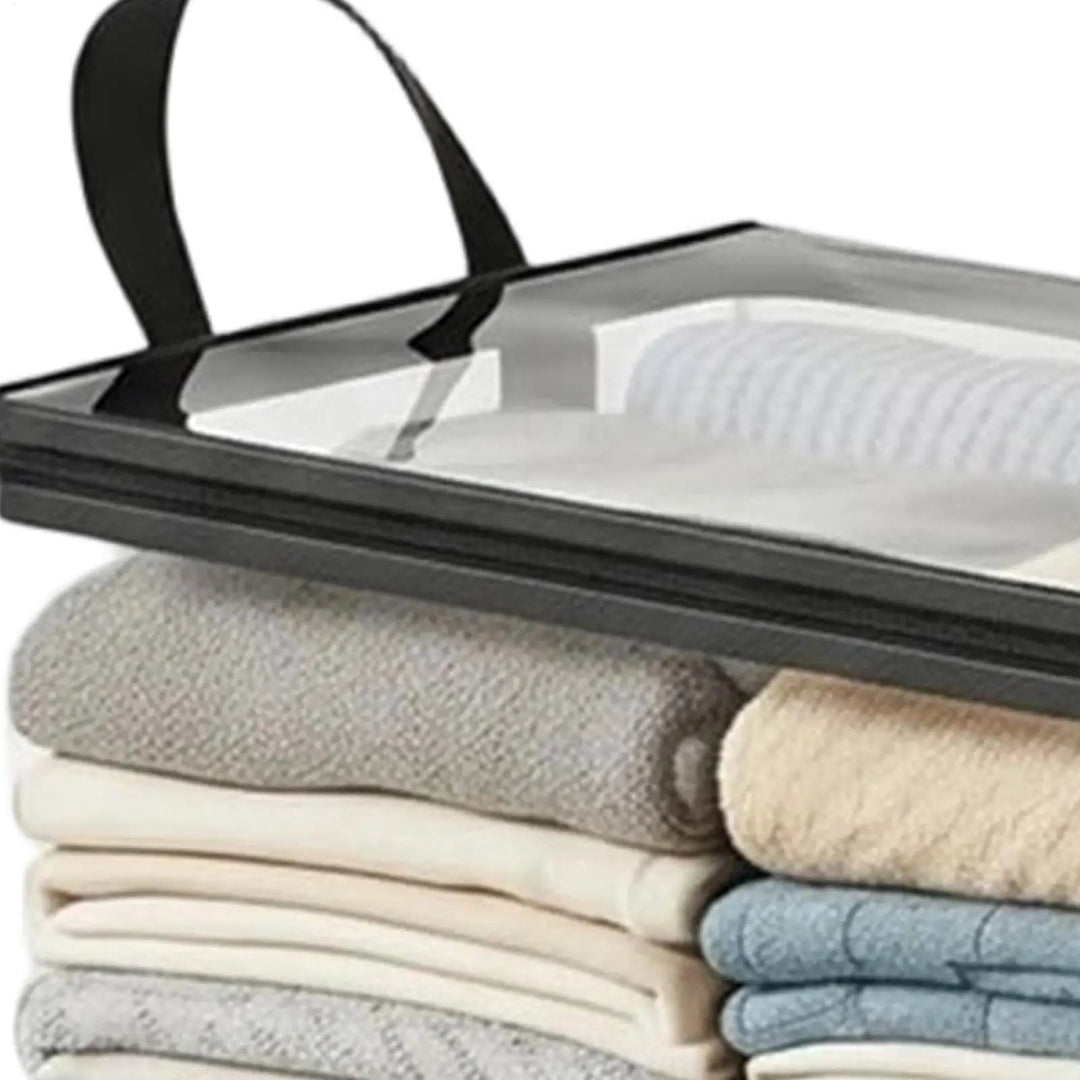 Transparent Storage Bags – Wardrobe and Moving Organiser