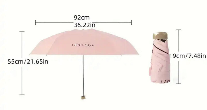 Compact Mini Pocket Umbrella with UV Protection