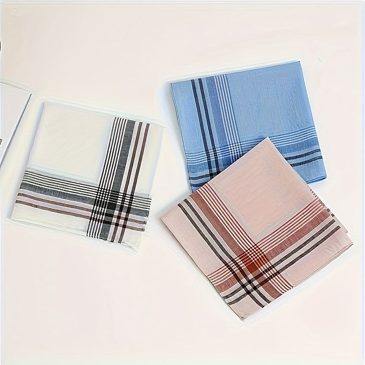Set of Elegant Cotton Handkerchiefs – Lightweight and Comfortable