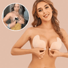 Invisible, self-adhesive lift bra with front fastening for all-day support.