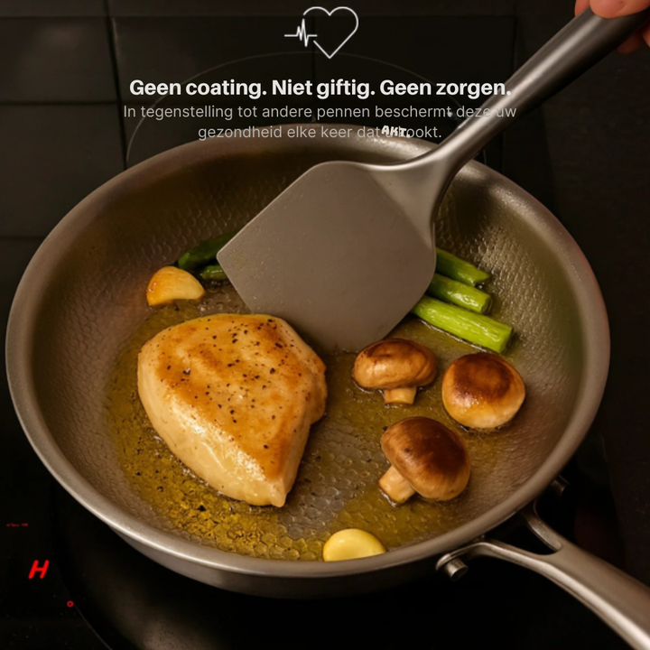 Premium Titanium 3-Piece Pan Set – Suitable for Induction & Natural Non-Stick Coating – 3 Pans
