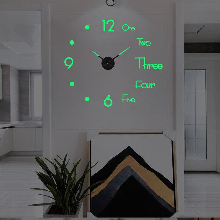 Large Modern-Style Wall Clock