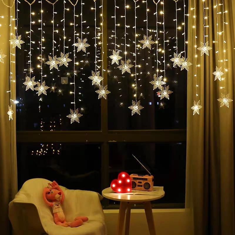 LED Snowflake Fairy Lights | Indoor & Outdoor