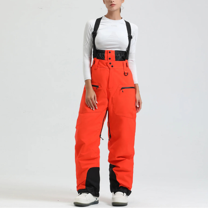 Snow Trousers with Adjustable Braces - Rosemarie