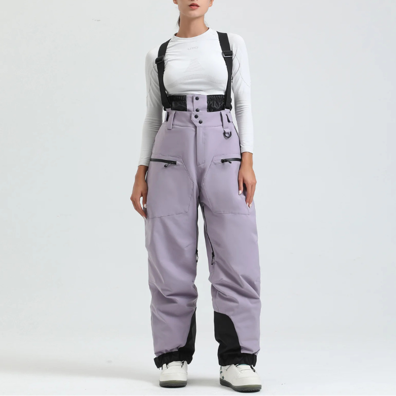 Snow Trousers with Adjustable Braces - Rosemarie