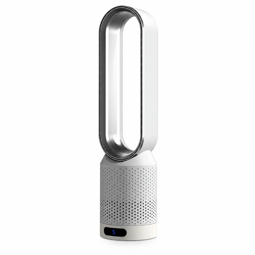 AirPure – Ultra-Quiet Bladeless Tower Fan (< 32 dB)