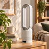 AirPure – Ultra-Quiet Bladeless Tower Fan (< 32 dB)