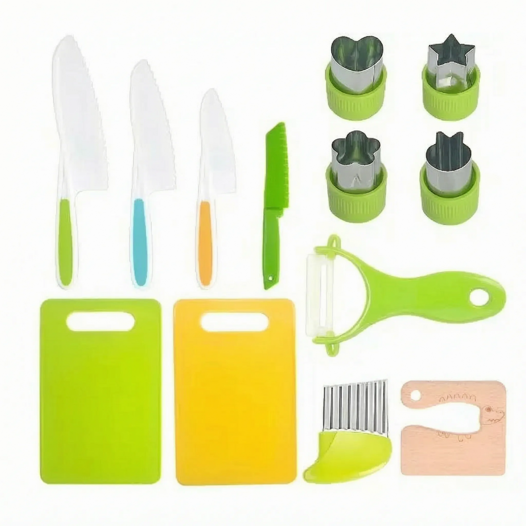 Montessori Beginner Set with Child's Knife - Kitcharo