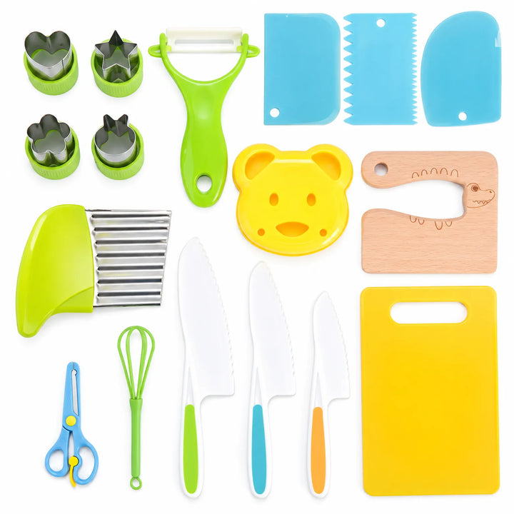 Montessori Beginner Set with Child's Knife - Kitcharo