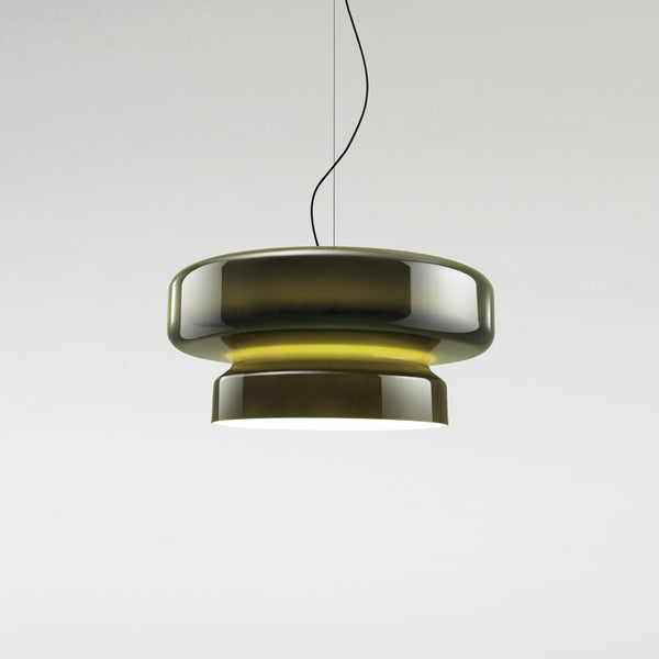 Unique Hand-Blown Glass Pendant Lamp
