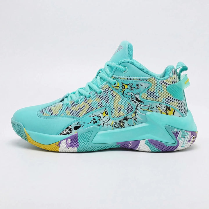 Court Trainer with Bold Graphic Print - Seth