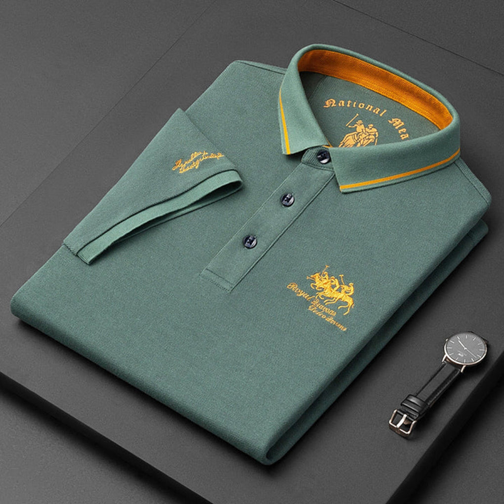Men’s Casual Button Down Polo Shirt