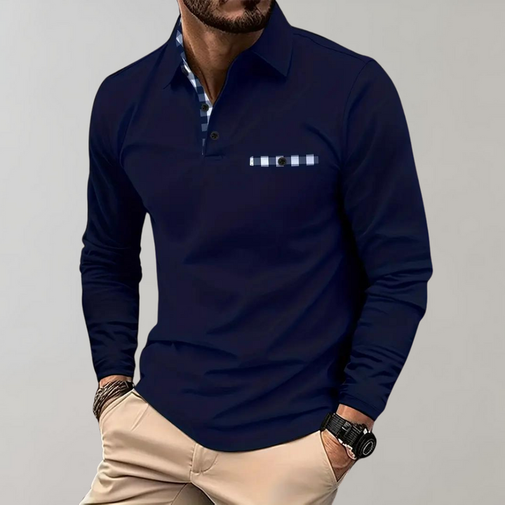 Men's Long-Sleeved Polo - Oliver