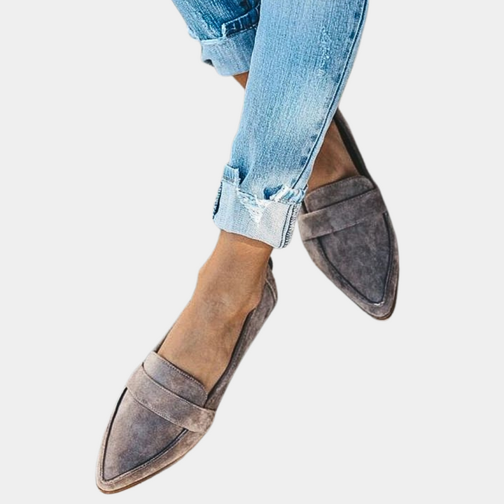 Women's Suede-Look Slip-On Loafers