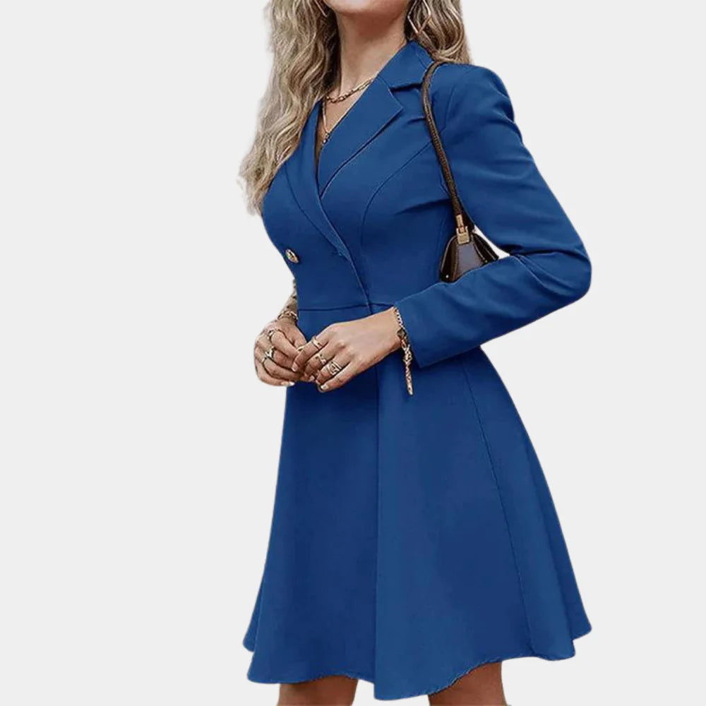 FrostElegance – A-Line Winter Coat for Women