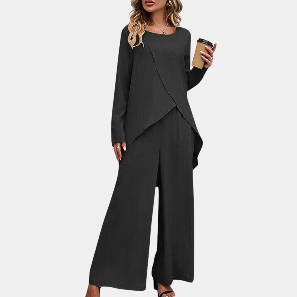 Elegant 2-Piece Pantsuit Set for Women