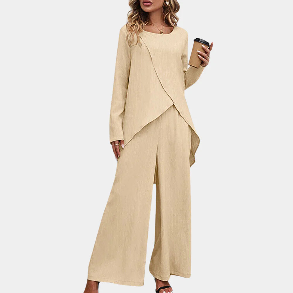 Elegant 2-Piece Pantsuit Set for Women