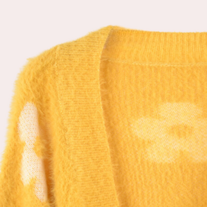 Haspana - Floral Sweater for women