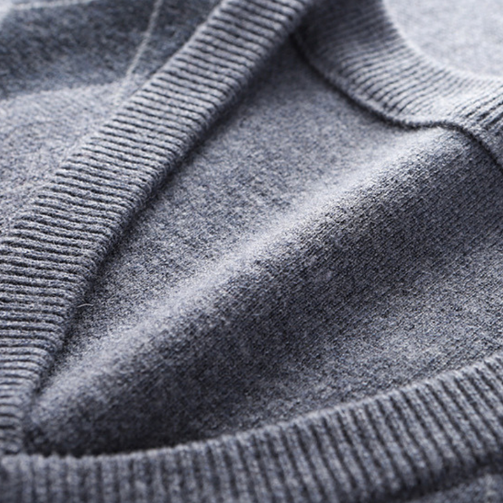 Men's Jumper with Stylish Argyle Pattern - Felix