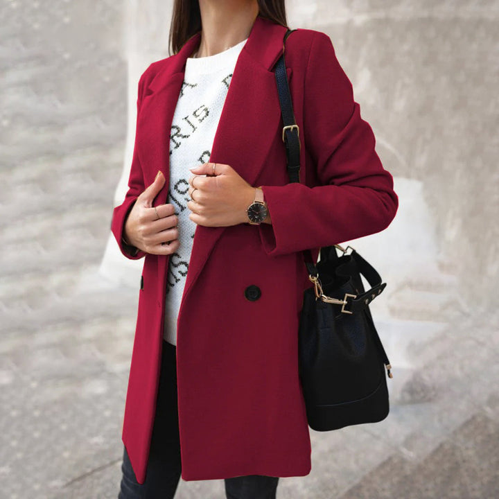 Classic Women's Wool-Blend Coat