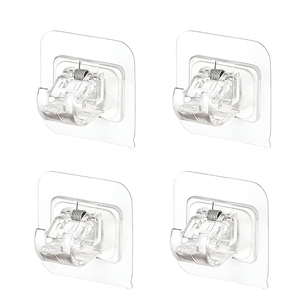 Set of 4 Versatile Storage Hooks for Tidy, Space-Saving Organisation