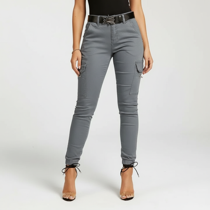 Cargo Jeans with Elasticated Cuffs - Regina