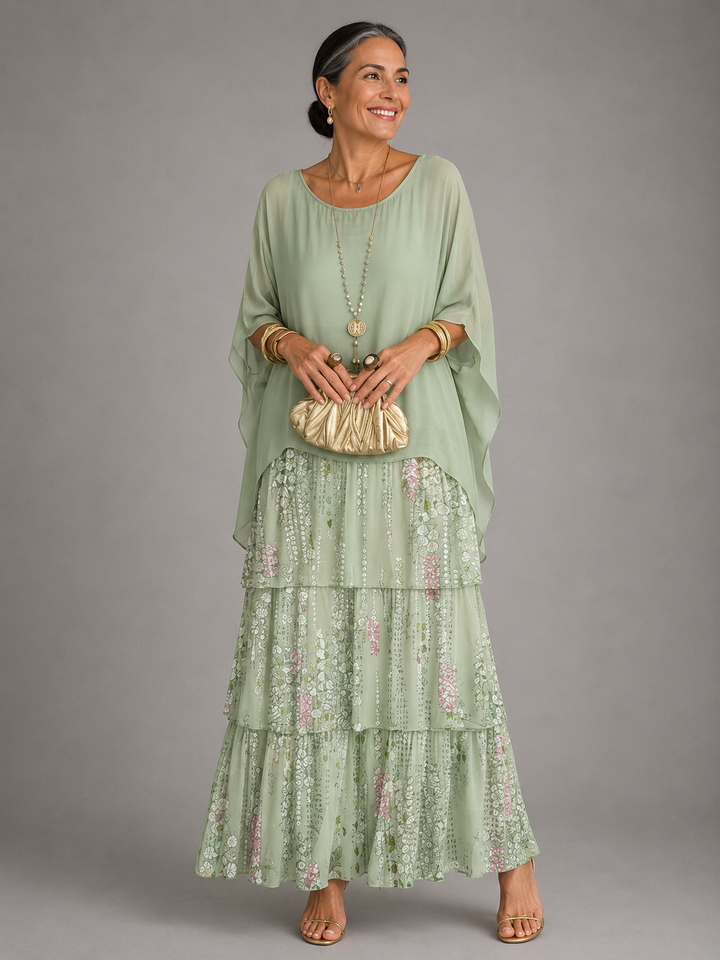 Elegant, flowing maxi dress