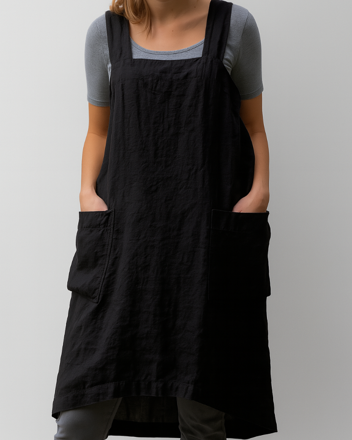 Women’s Apron Style Dress with Pockets