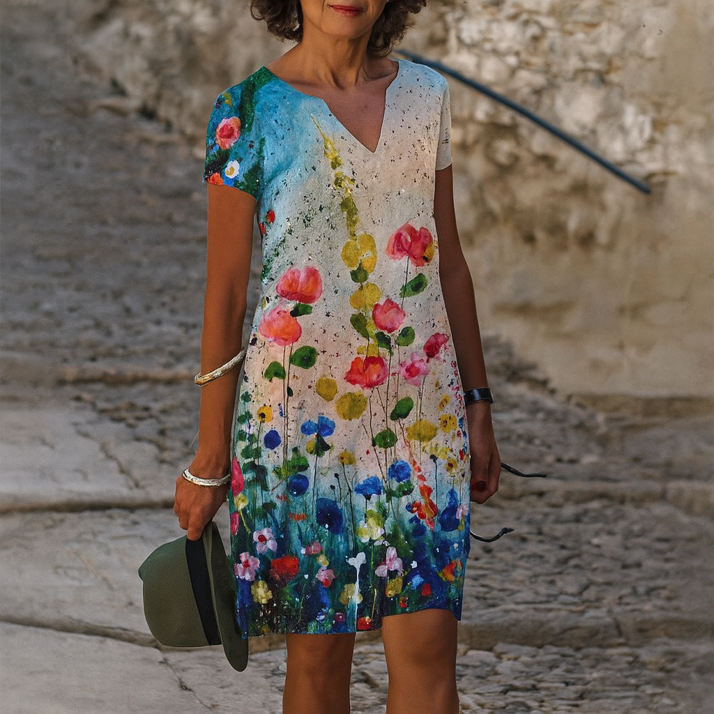 Women’s Casual V Neck Dress