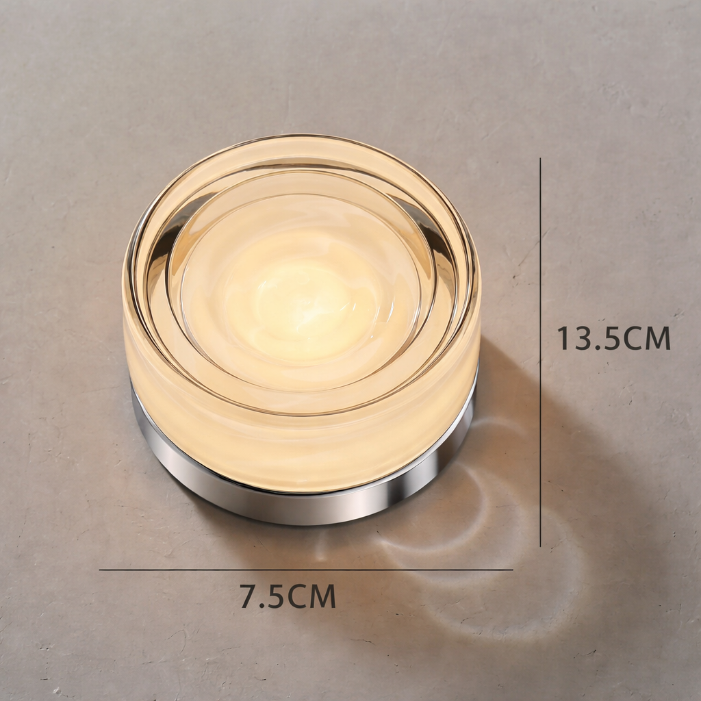 Nordic Round Wall Light – Modern LED Wall Lamp for Bedroom and Hallway