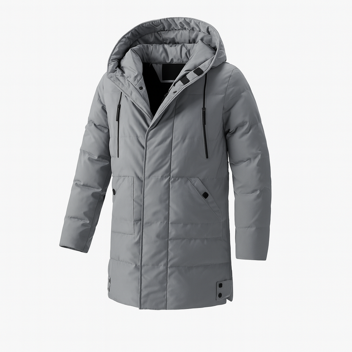 Men’s Insulated Hooded Jacket – Functional Warmth with Everyday Style