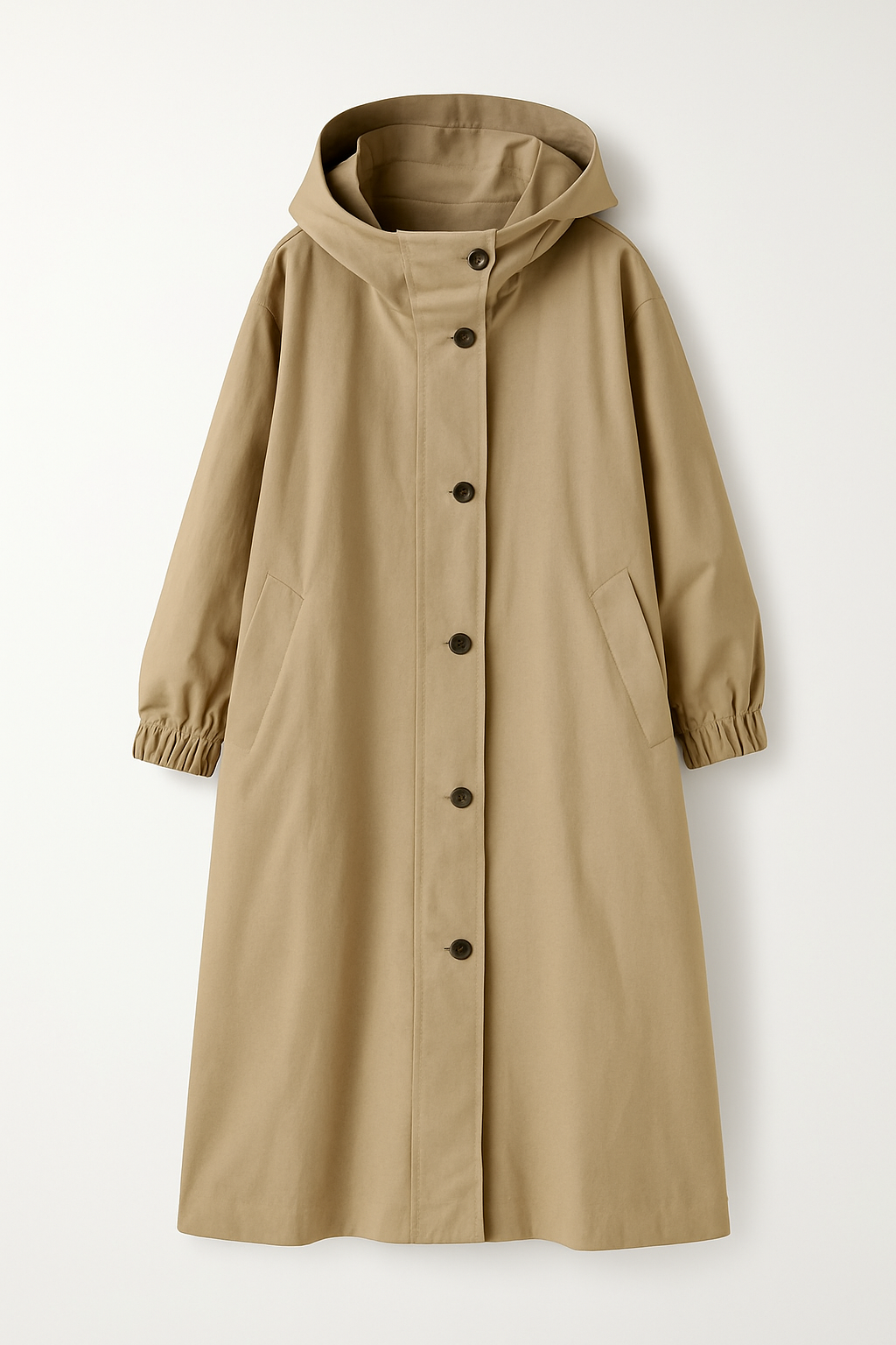 Long Women's Hooded Trench Coat – Ranya