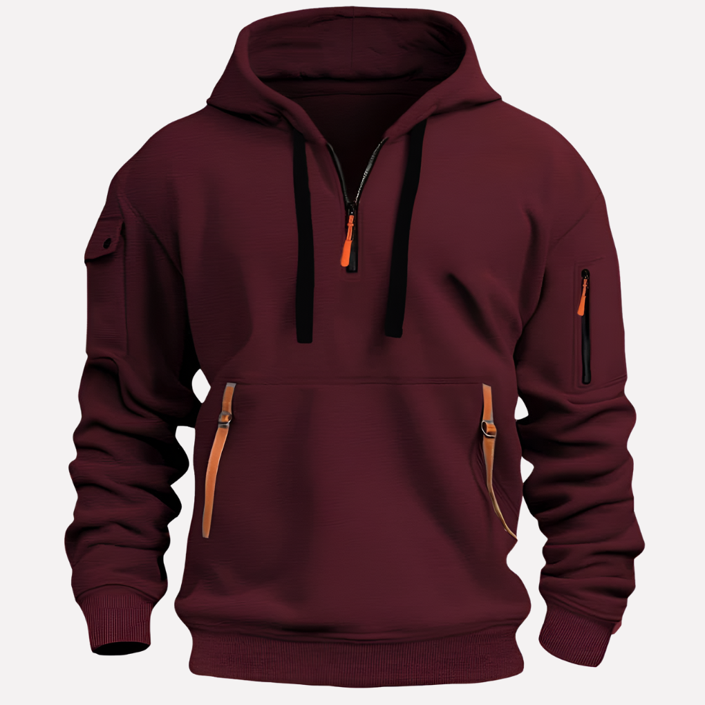 Men’s Hoodie with Adjustable Hood