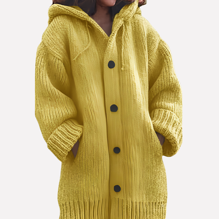 Women’s Hooded Cardigan with Long Cut