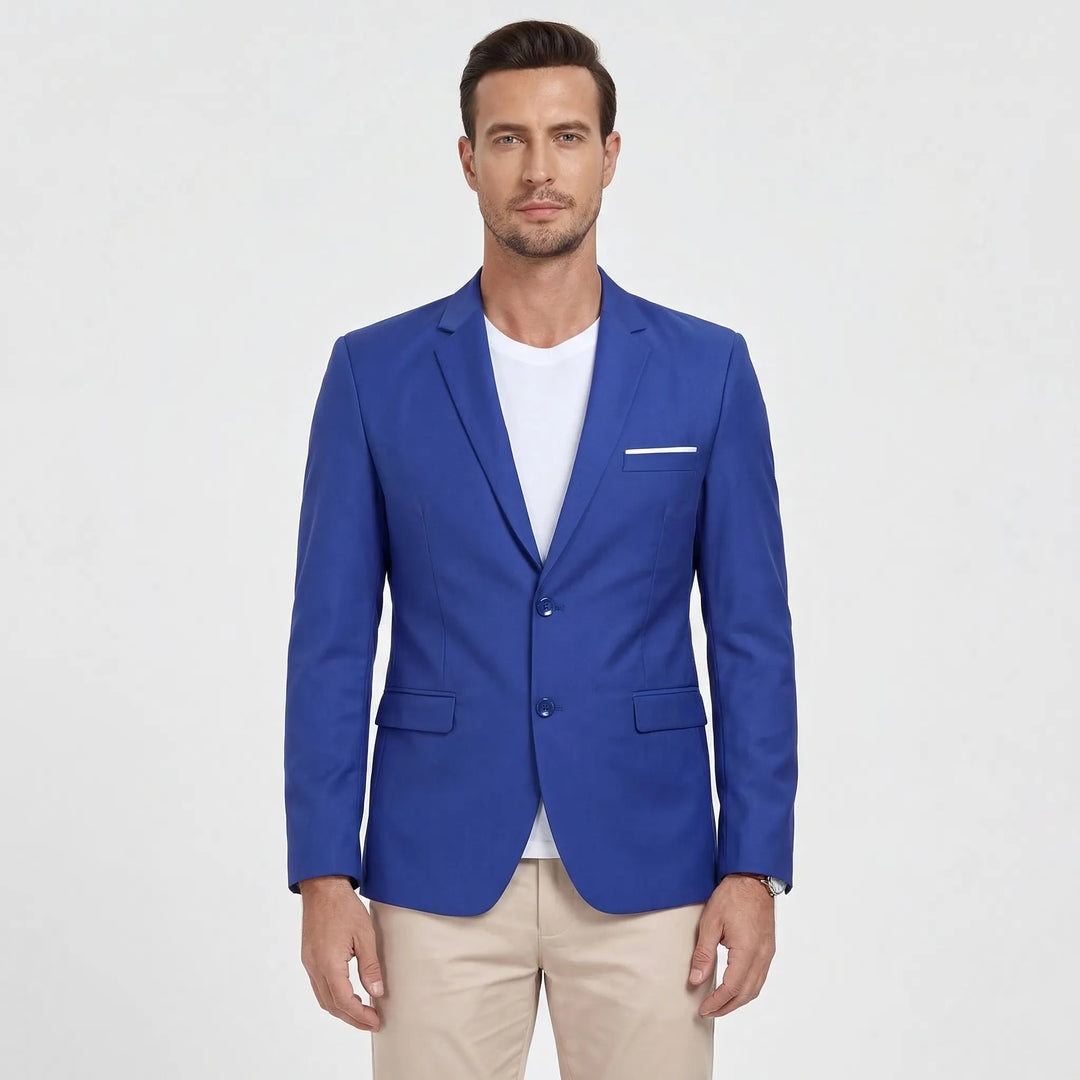 Classic Men's Blazer with Notch Lapels - Laurence
